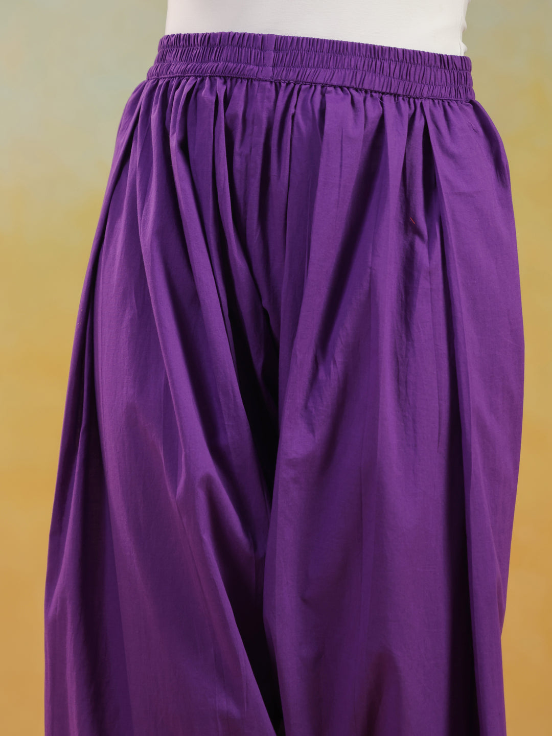 Solid Pure Cotton Farshi Salwar