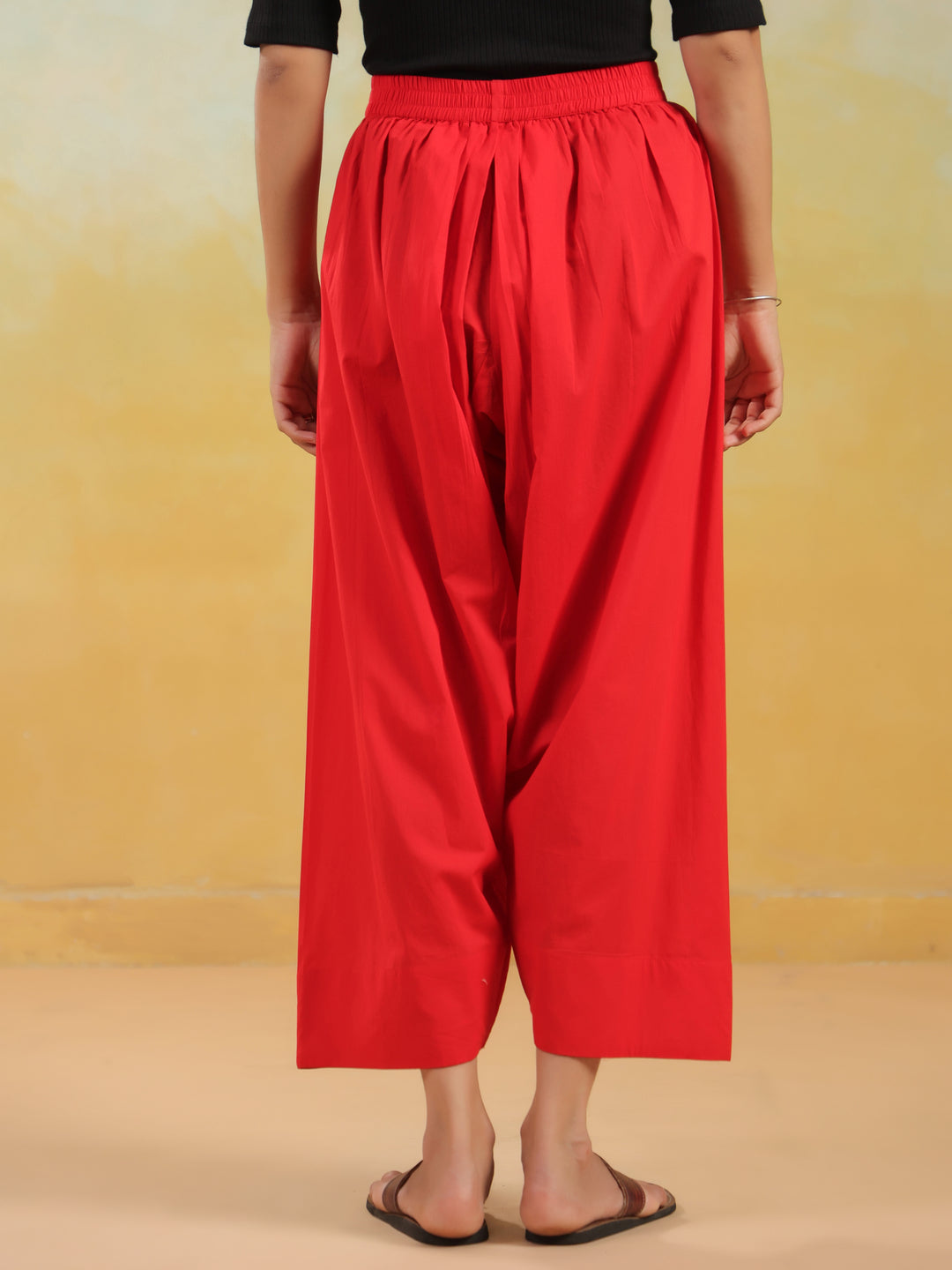 Solid Pure Cotton Farshi Salwar