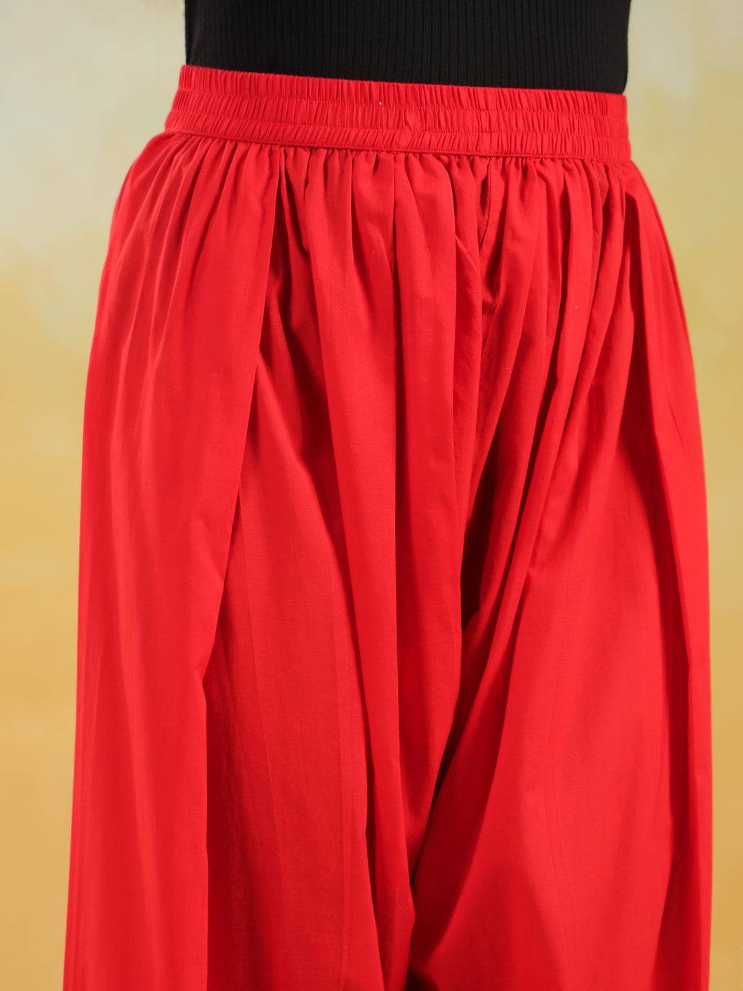 Solid Pure Cotton Farshi Salwar