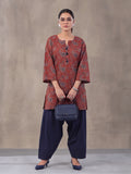 Women Straight Printed Pure Cotton Farshi Suit Sets