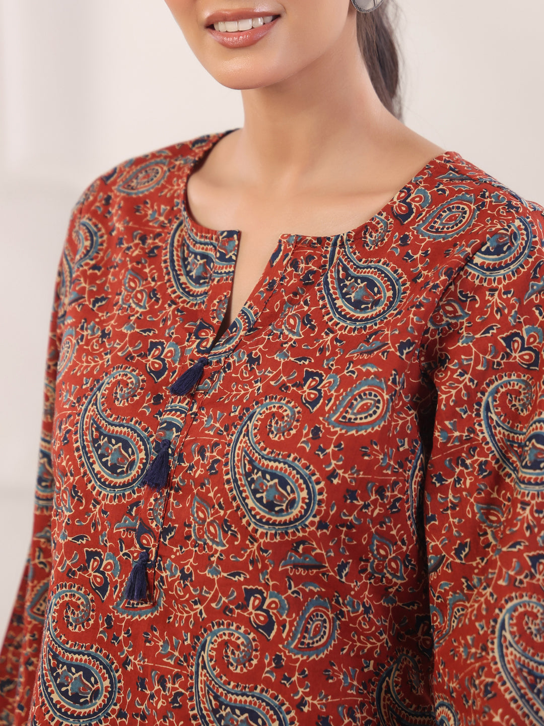 Women Straight Printed Pure Cotton Farshi Suit Sets