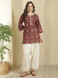 Paisley Printed Pure Cotton Farshi Suit