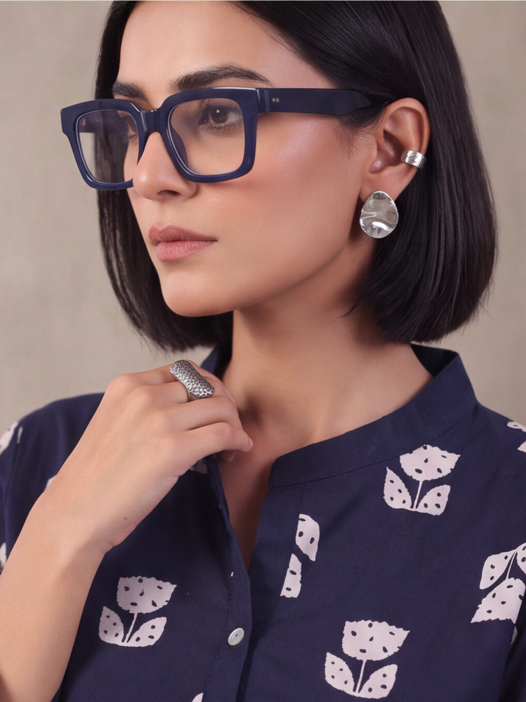 Women Straight Printed Pure Cotton Farshi Suit Sets