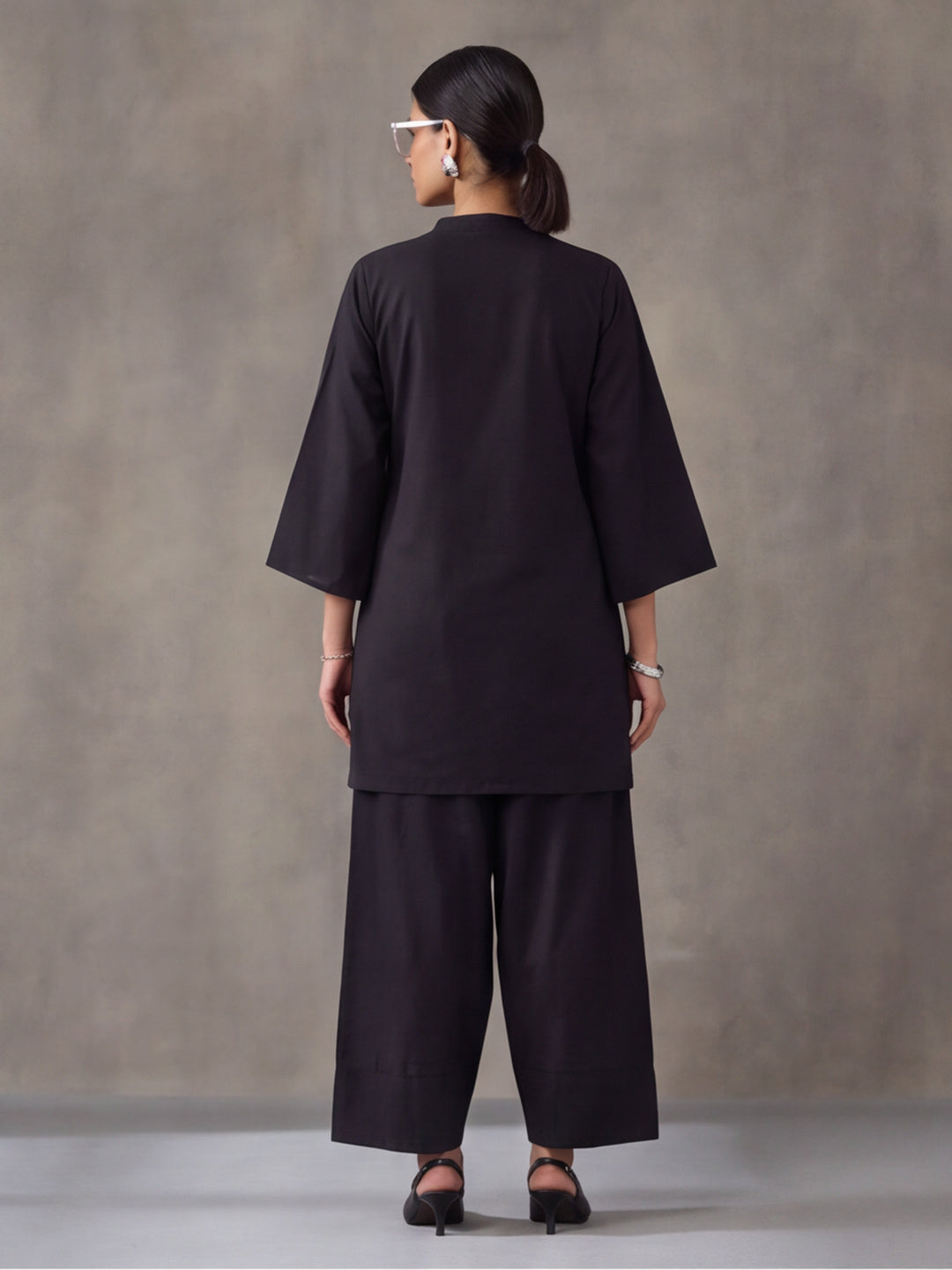 Solid Cotton Straight Kurta & Salwar Sets