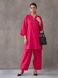 Solid Cotton Straight Kurta & Salwar Sets