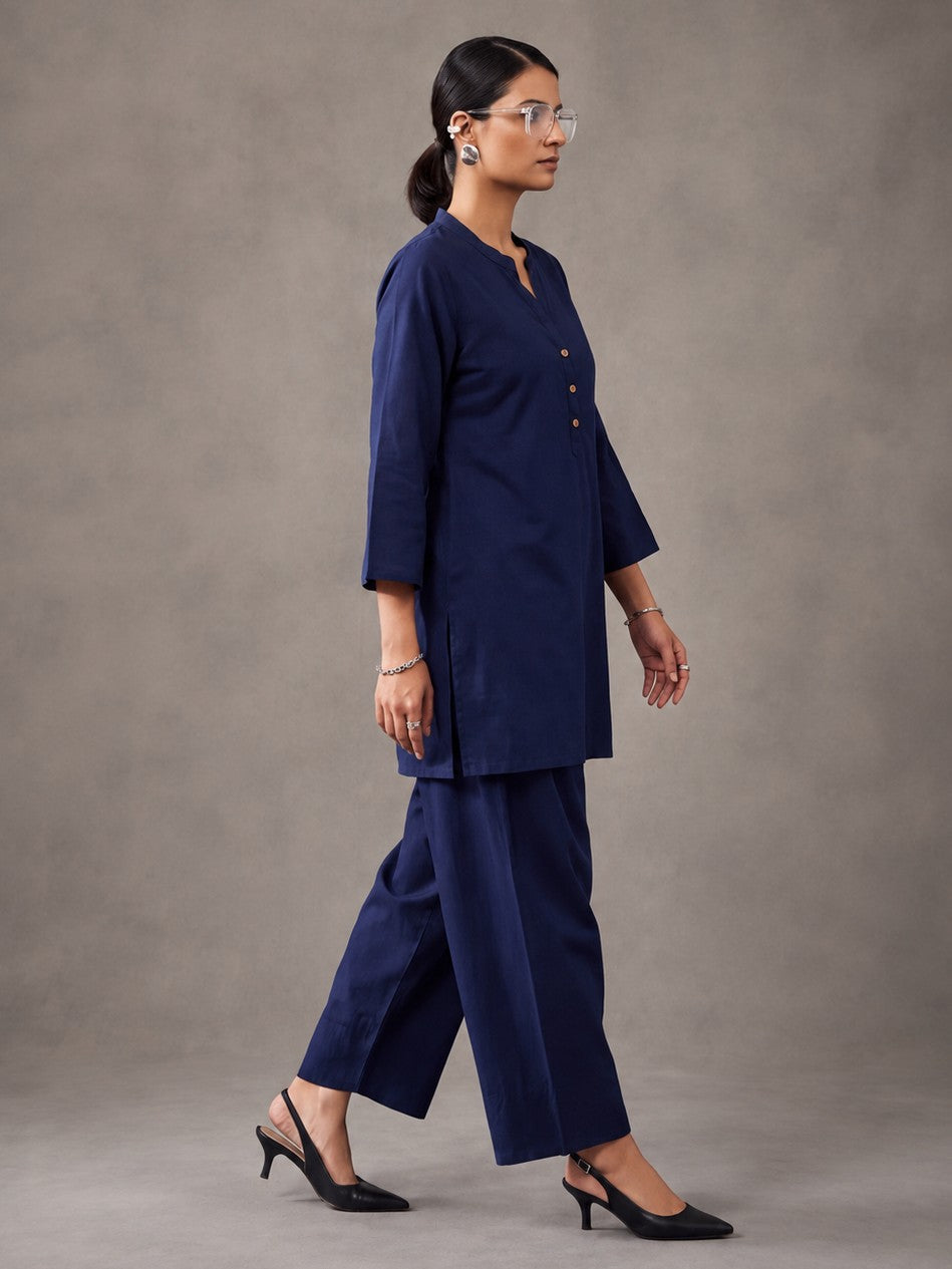 Solid Cotton Straight Kurta & Salwar Sets