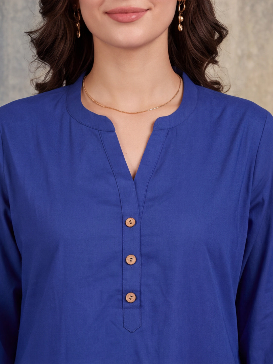 Solid Cotton Straight Kurta & Salwar Sets