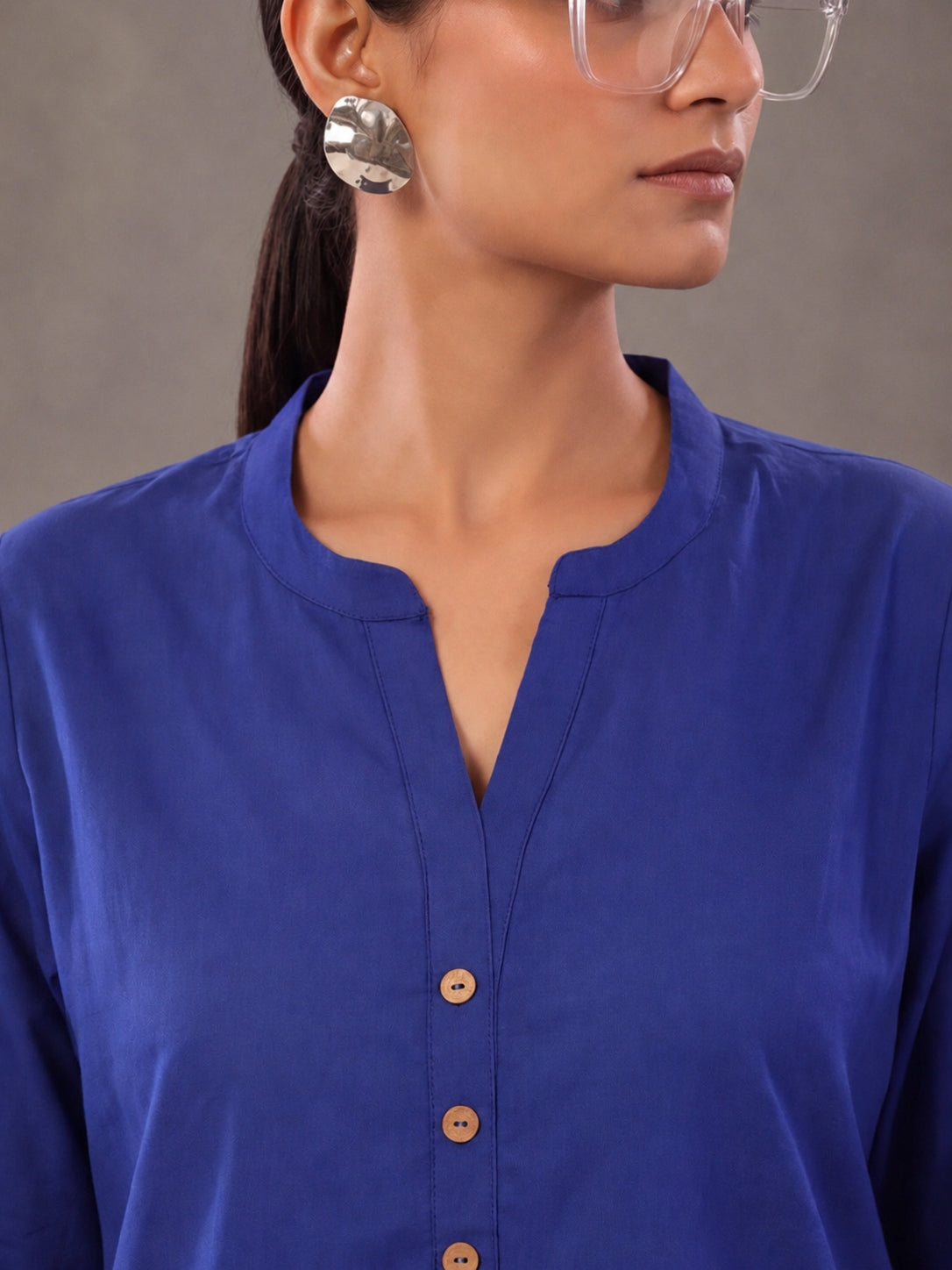 Solid Cotton Straight Kurta & Salwar Sets