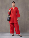 Solid Cotton Straight Kurta & Salwar Sets