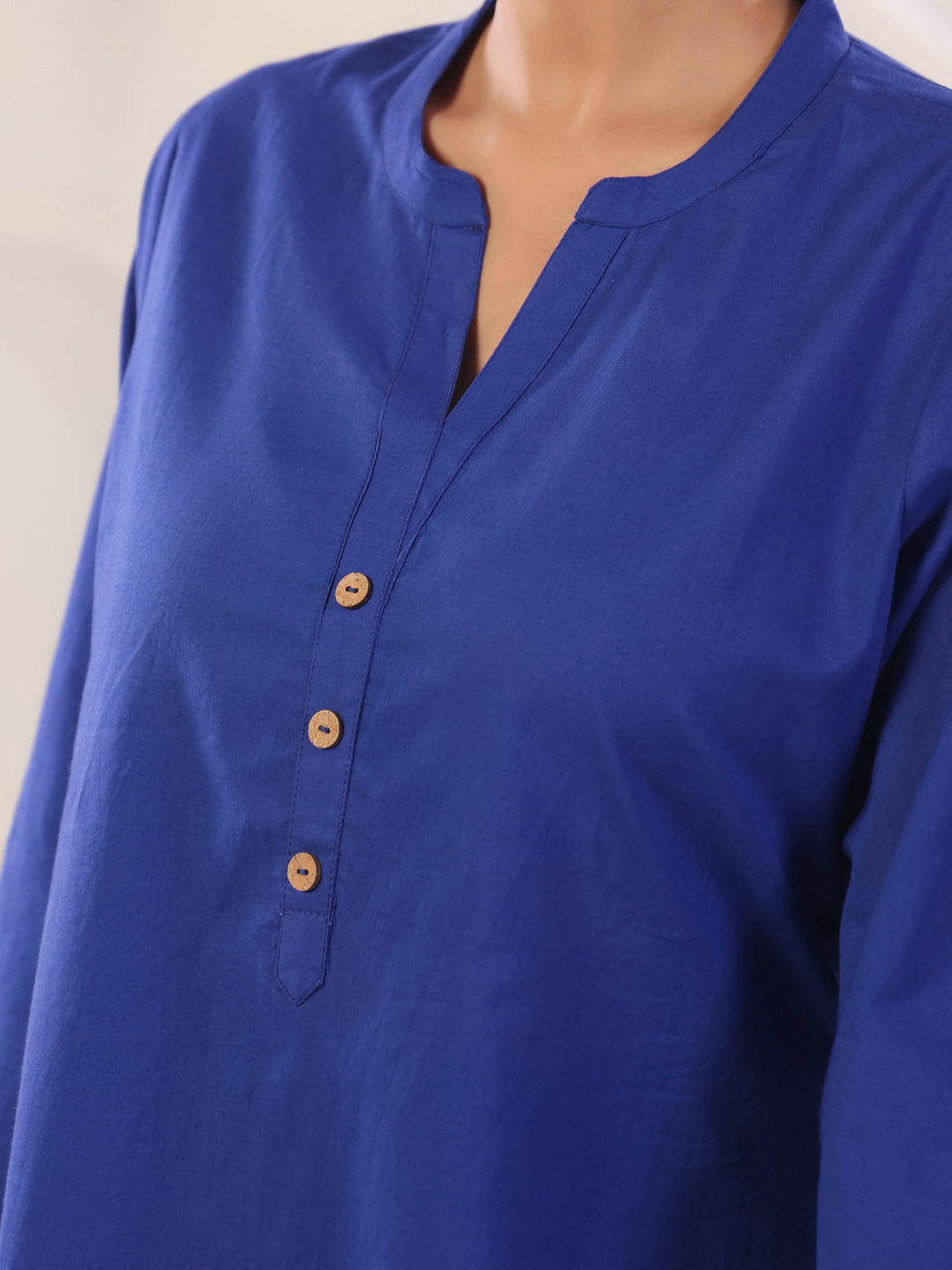 Solid Cotton Straight Kurta & Salwar Sets
