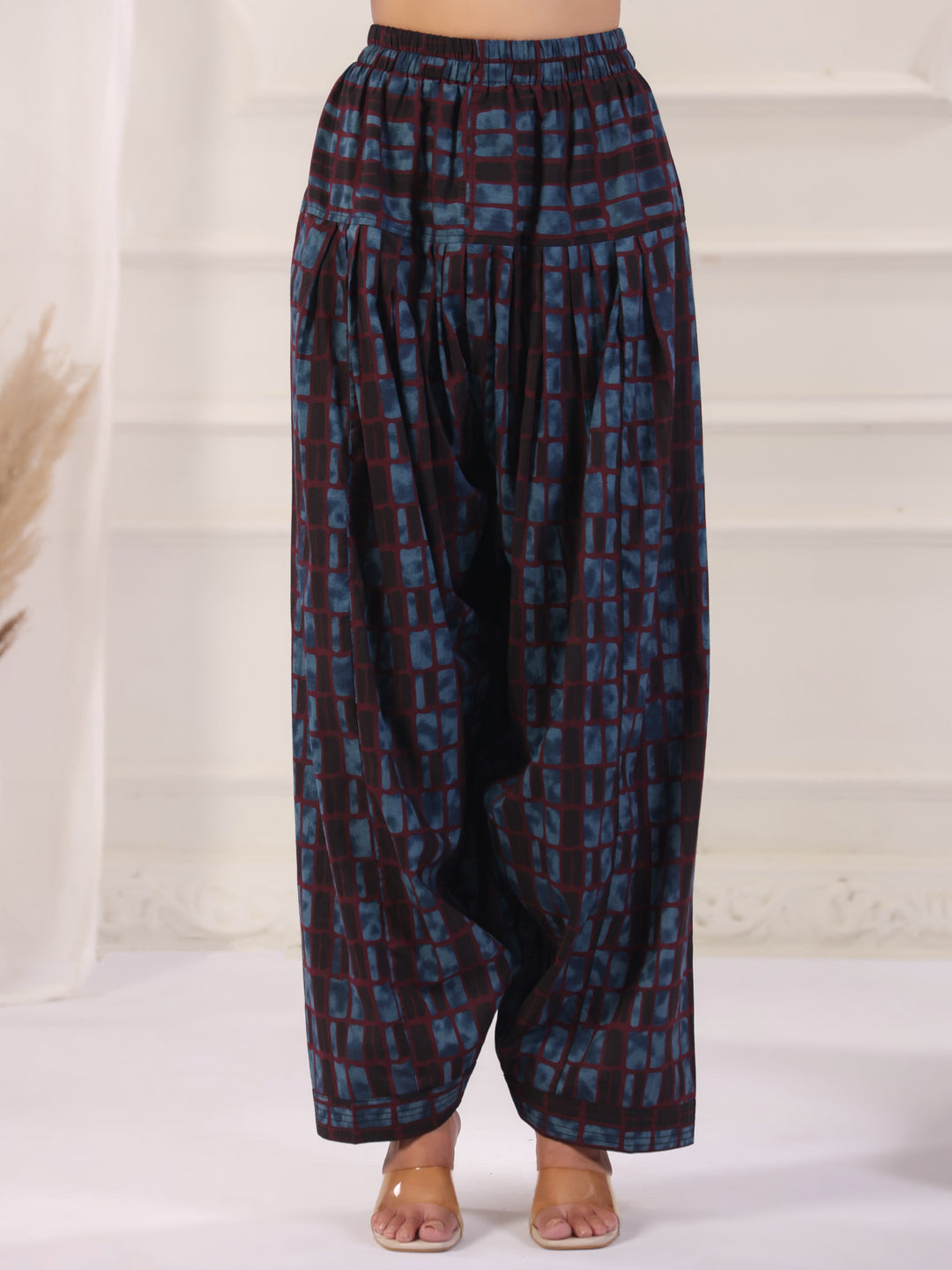 Women Straight Printed Pure Cotton Farshi Suit Sets