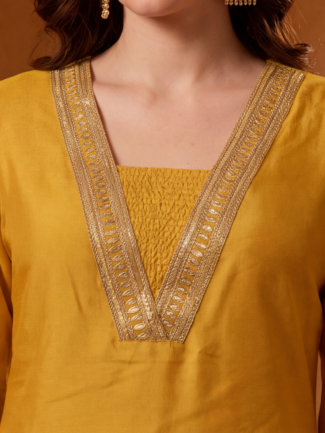 Floral Embroidered Straight Kurta & Farshi Salwar Sets