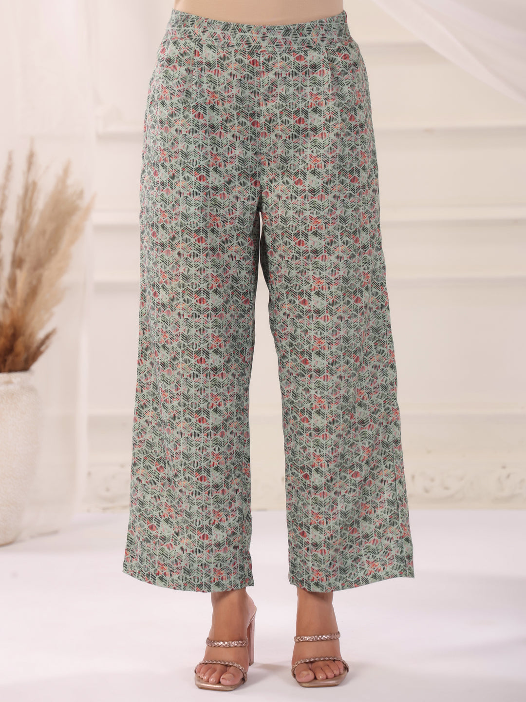 Women Striaght Printed Straight Kurta Sets