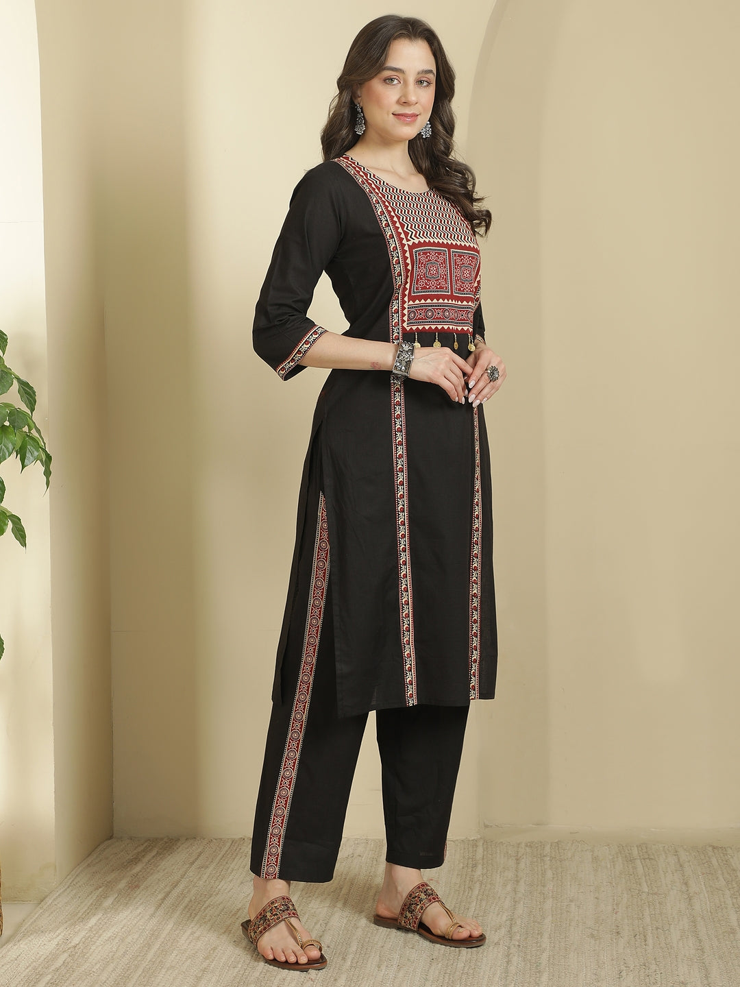 Printed Pure Cotton Kurta sets with Dupatta