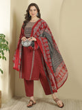Printed Pure Cotton Kurta sets with Dupatta