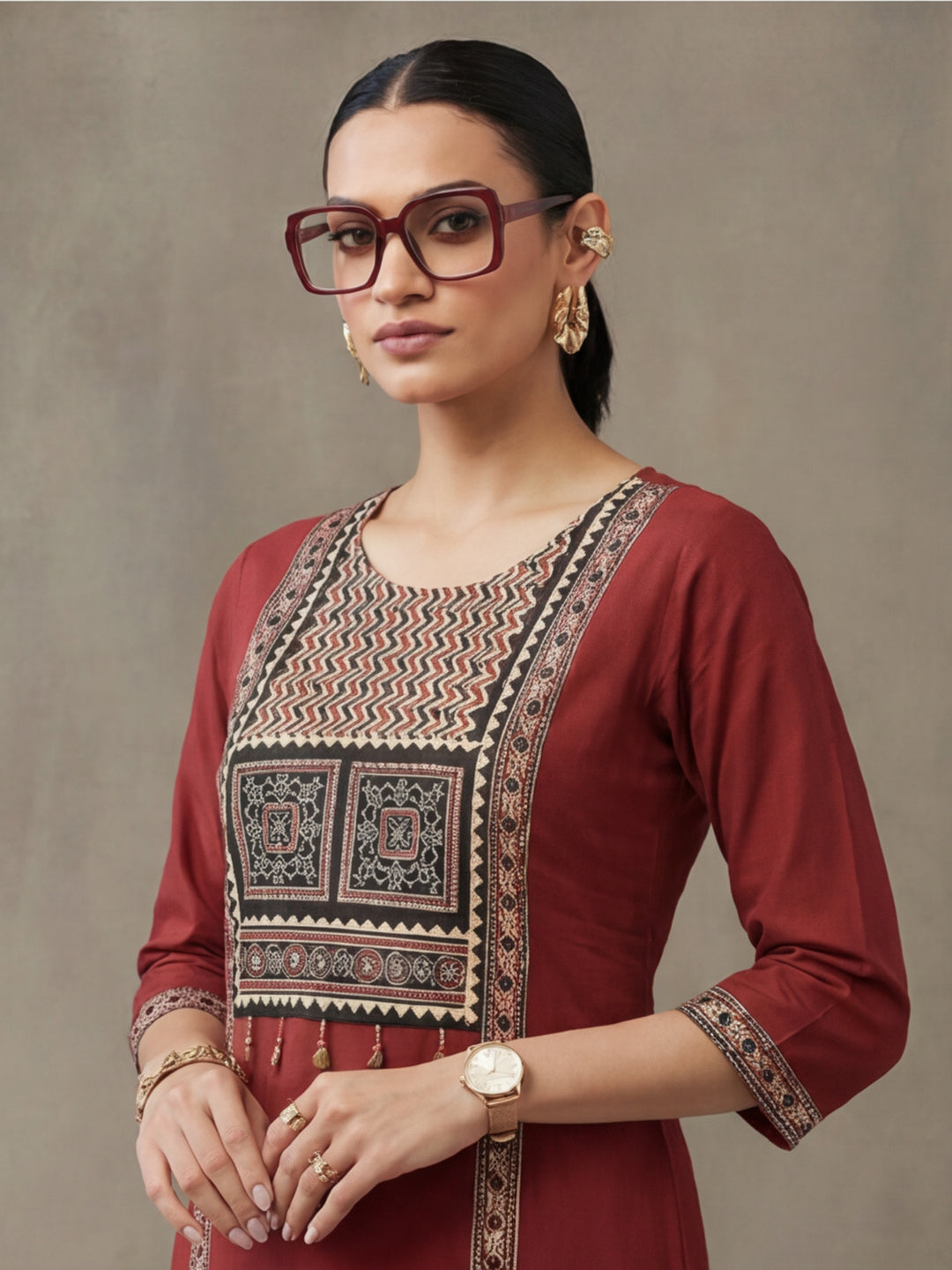 Printed Pure Cotton Kurta sets with Dupatta