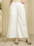Solid Pure cotton Palazzo