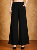Solid Pure cotton Palazzo