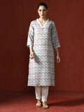 Floral Printed Straight Kurta