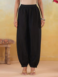 Solid Loose Fit Afgani Pant for Women