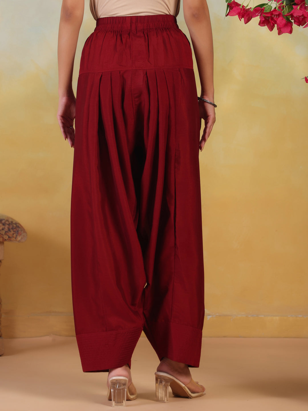 Solid Loose Fit Farshi Salwar