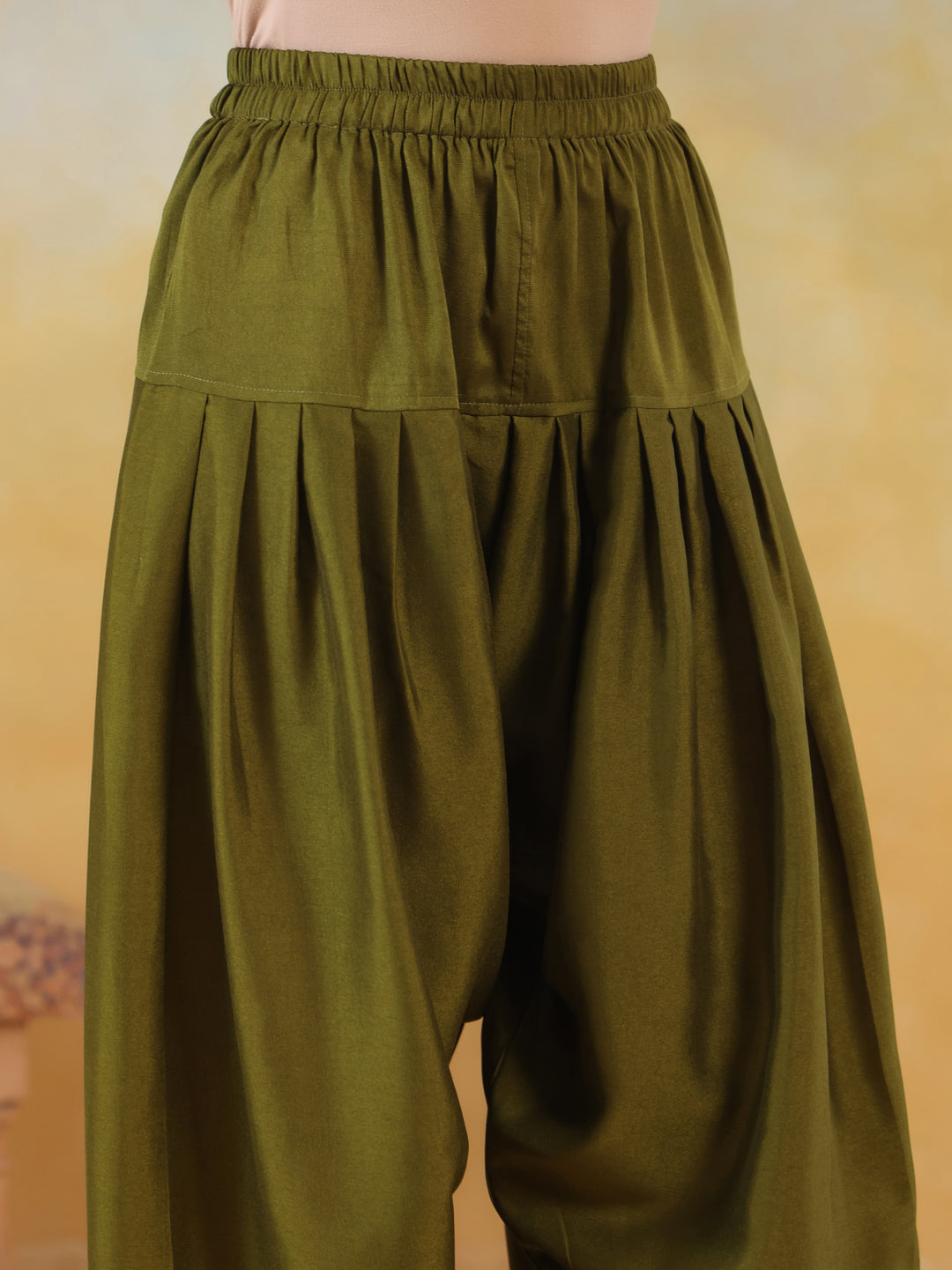 Solid Loose Fit Farshi Salwar