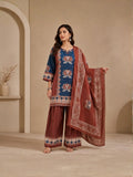 Floral Embroidered Straight Pure Cotton Kurta & Farshi Salwar Sets