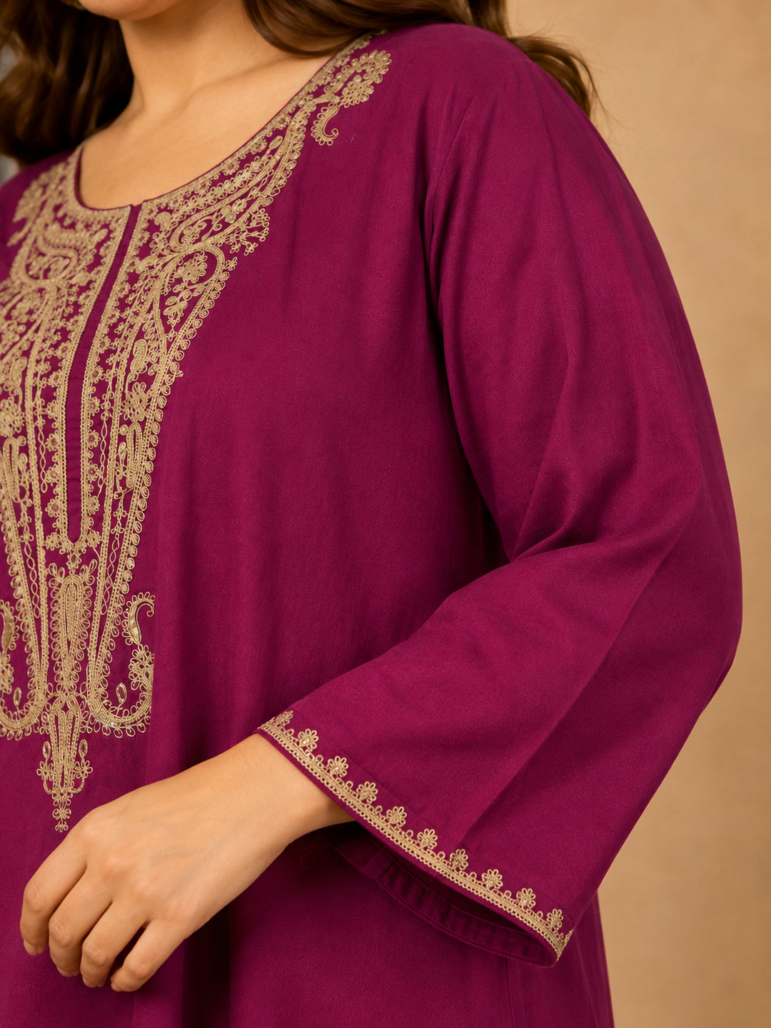 Floral Straight Kurta & Trousers Sets