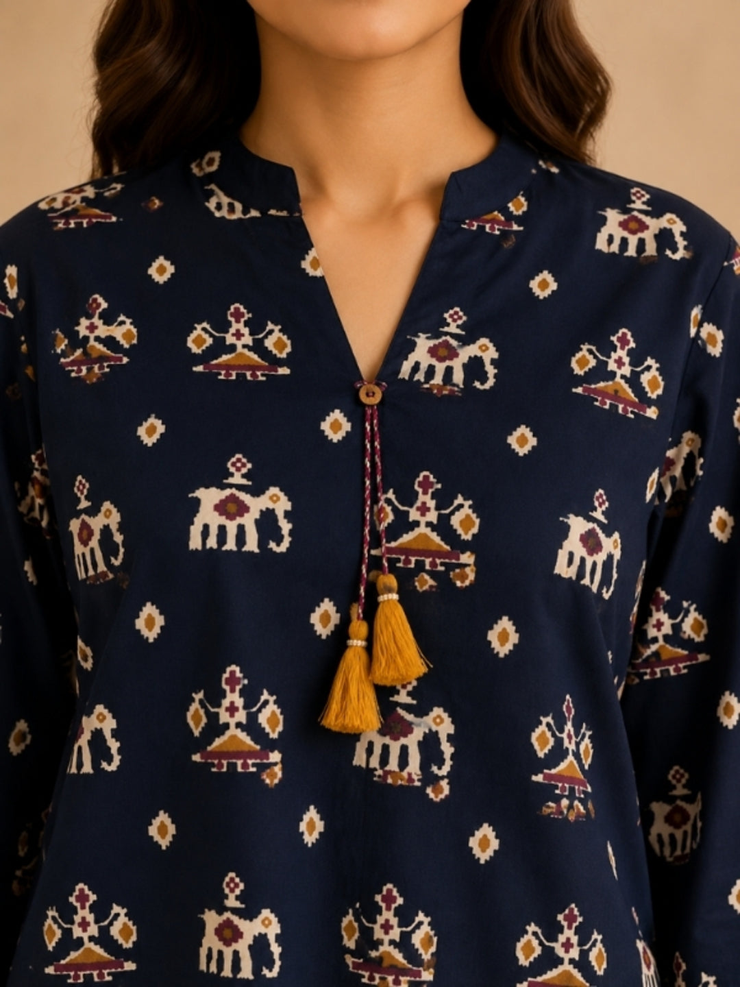 Floral Printed Straight Pure Cotton Kurta & Palazzos Sets