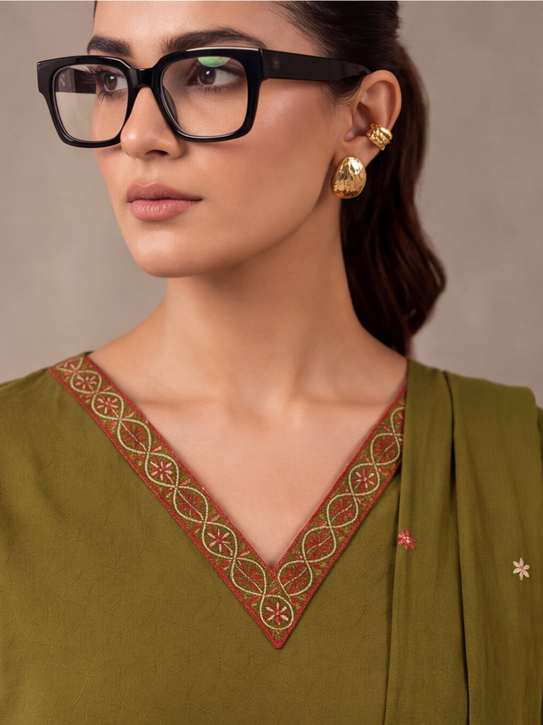 Women Straight Printed Pure Cotton Kurta Sets