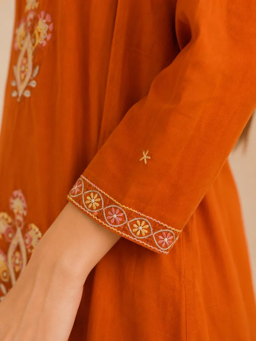 Women Straight Printed Pure Cotton Kurta Sets