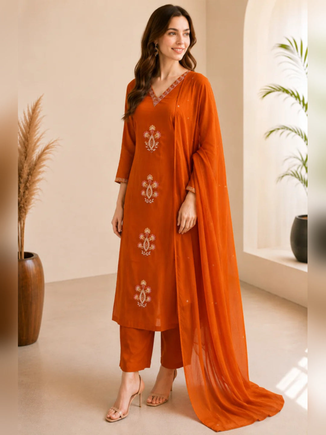 Women Straight Printed Pure Cotton Kurta Sets