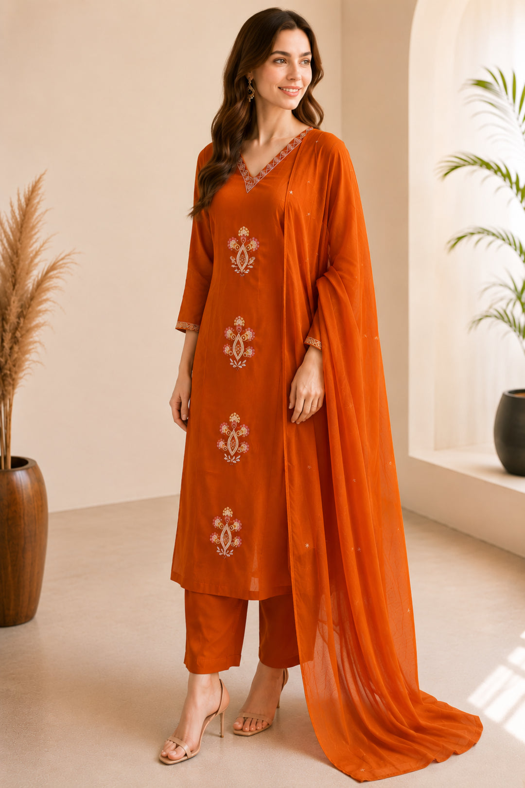 Women Straight Printed Pure Cotton Kurta Sets