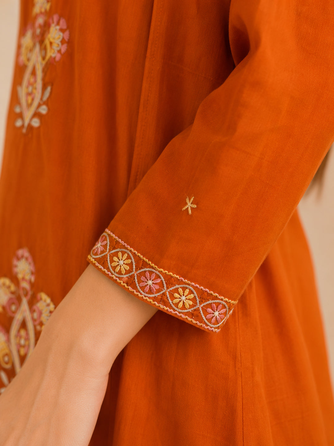 Women Straight Printed Pure Cotton Kurta Sets