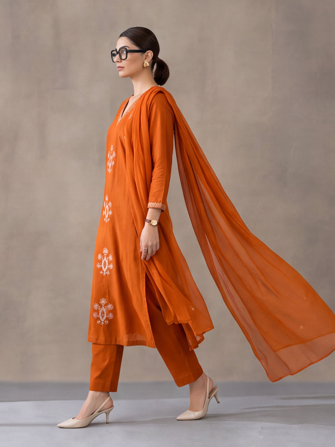 Women Straight Printed Pure Cotton Kurta Sets