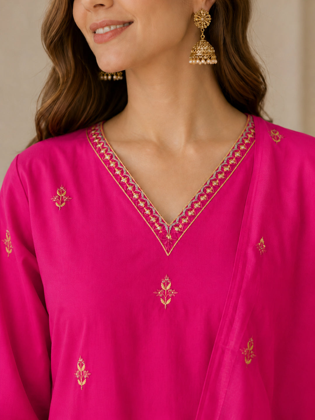 Women Straight Printed Pure Cotton Kurta Sets