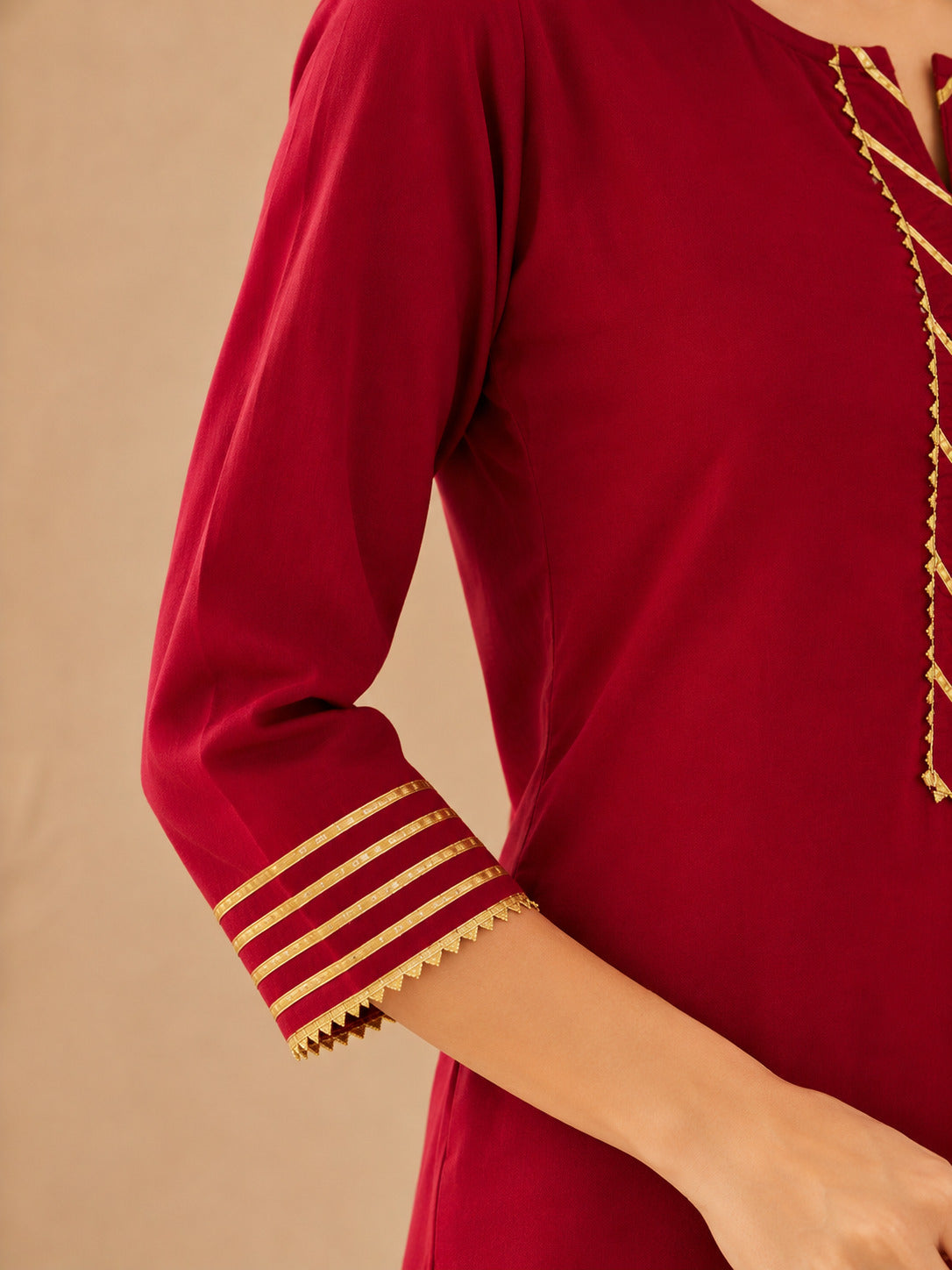 Floral Embroidered Straight Kurta & Skirt Sets