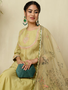 Buy Meesho Bollywood Style Designer Kurta Sets for Women…Dark Brown at