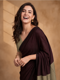 Solid Pure Cotton Saree with Unstiched Blouse