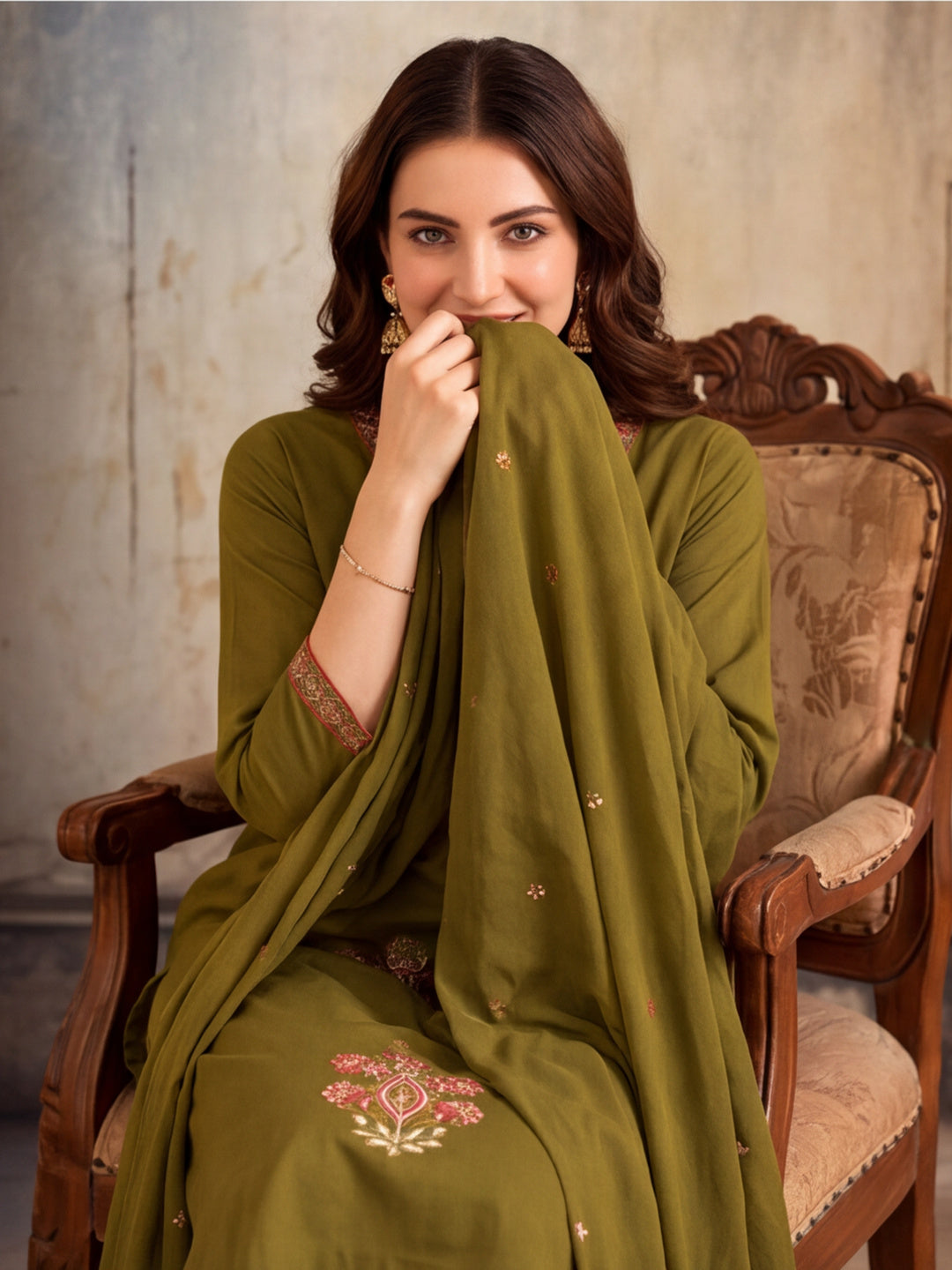 Women Straight Printed Pure Cotton Kurta Sets
