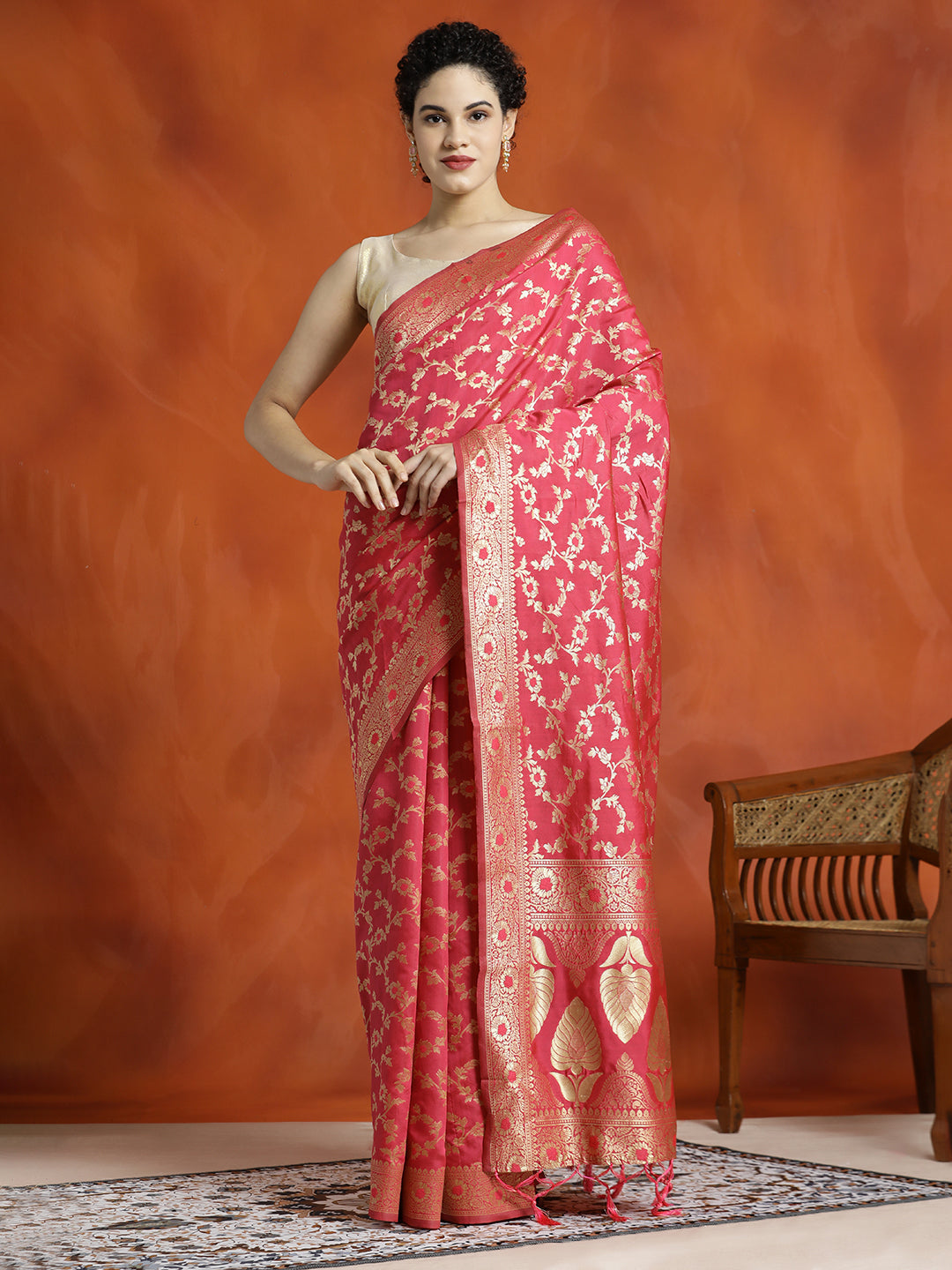 Silk Banarasi Zari Woven Heavy Saree