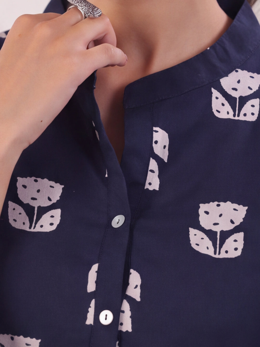 Women Straight Printed Pure Cotton Farshi Suit Sets