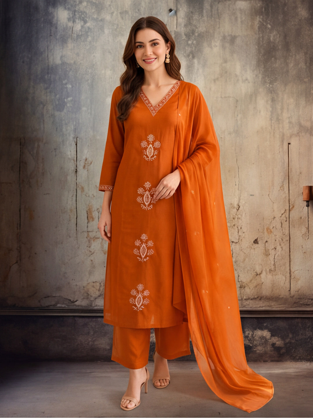 Women Straight Printed Pure Cotton Kurta Sets