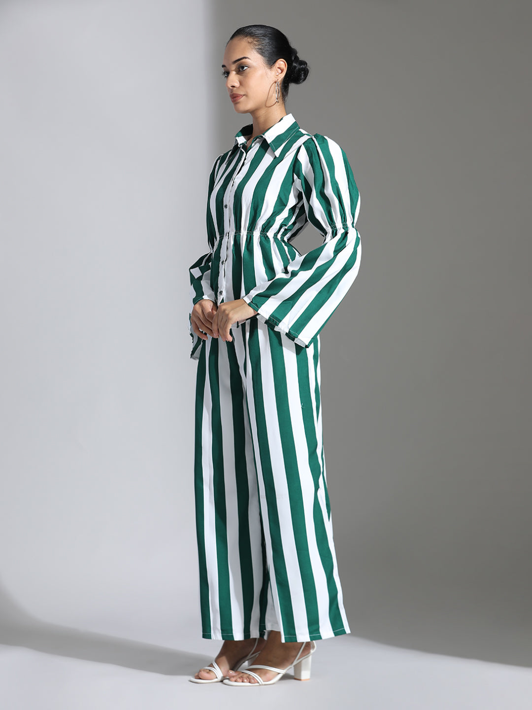 Party Wear Striped Co-ord Set