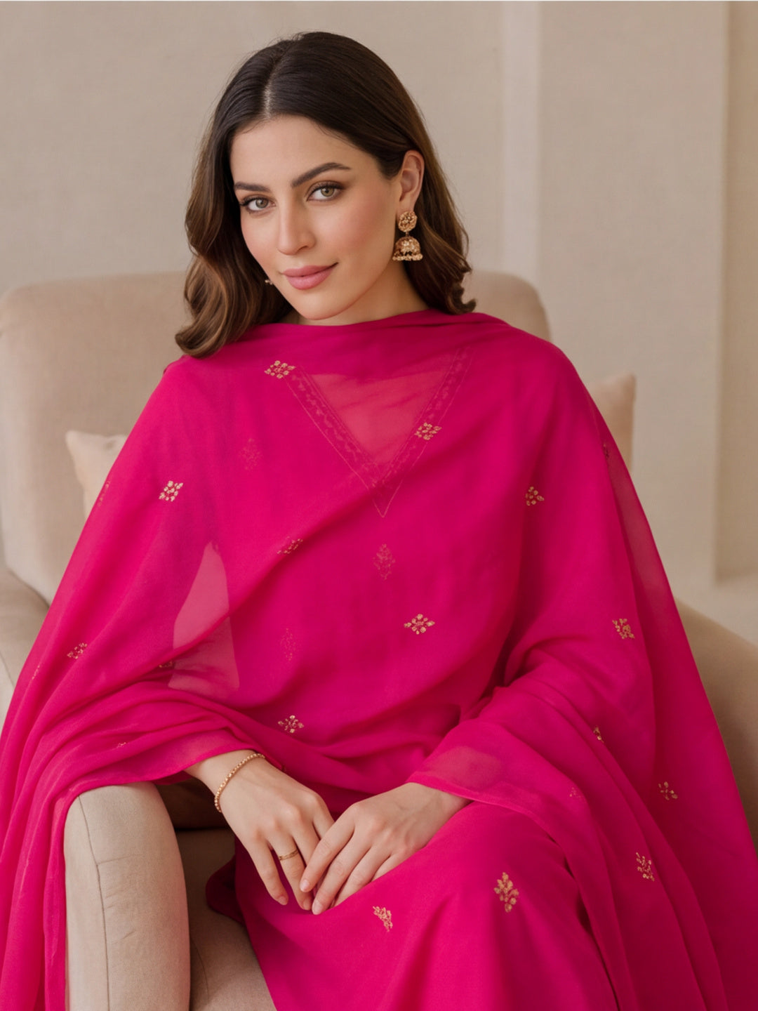 Women Straight Printed Pure Cotton Kurta Sets