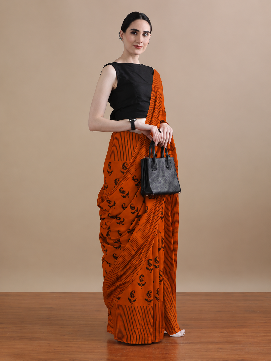Mulmul Cotton Printed Saree