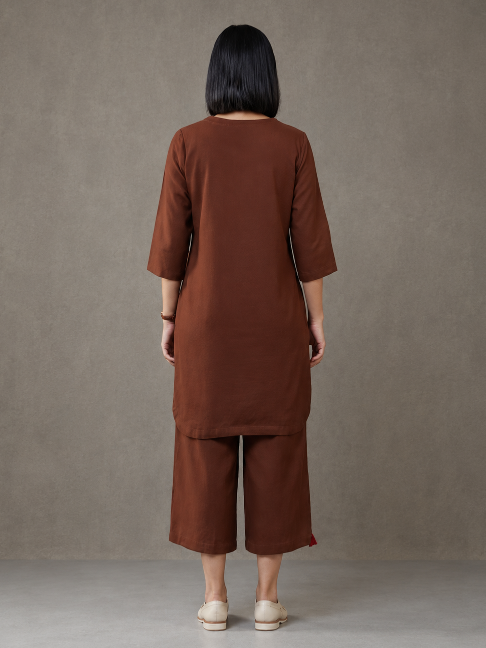 Pure cotton Solid kurta sets with palazzo