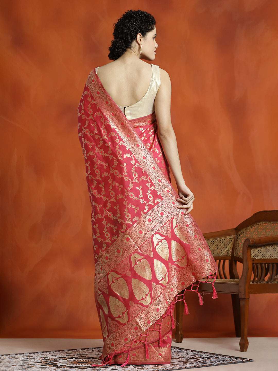 Silk Banarasi Zari Woven Heavy Saree