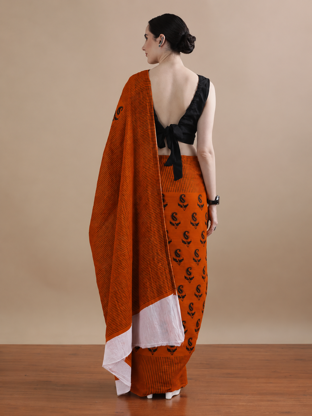 Mulmul Cotton Printed Saree