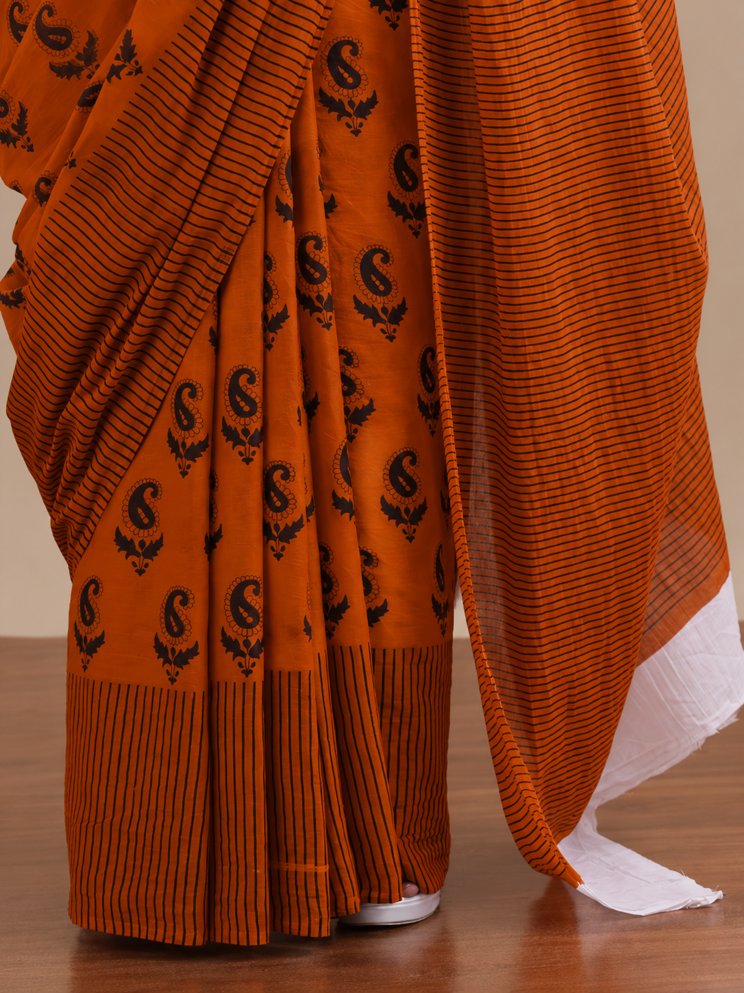 Mulmul Cotton Printed Saree